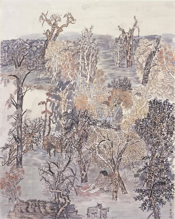 Image of YUN-FEI JI's 季云飞 Floating Weed Along the River 河中浮草, 2010