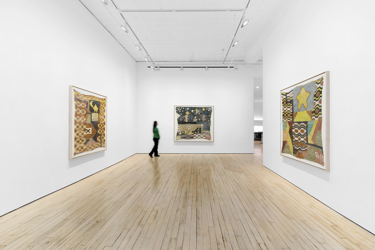 Installation view, Claudia Alarc&oacute;n &amp;amp; Sil&auml;t,&nbsp;James Cohan, 52 Walker Street, New York, NY, April 11 - May 10, 2025.&nbsp;