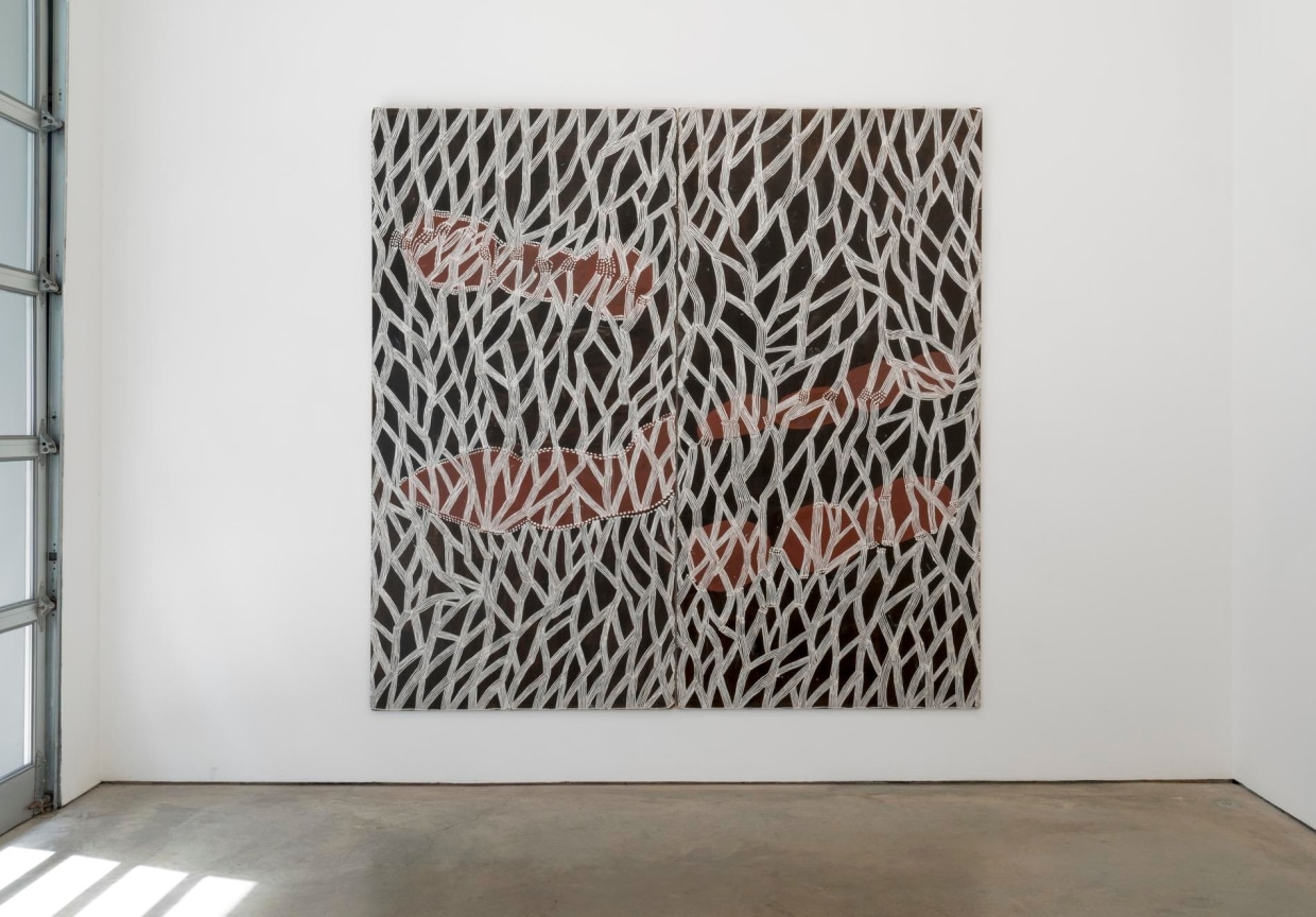 installation view of a painting