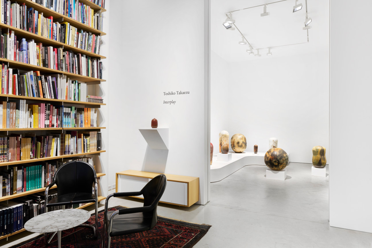 Installation view,&nbsp;Toshiko Takaezu, Interplay,&nbsp;James Cohan, 48 Walker Street, New York, NY, March 20 - April 20, 2024.