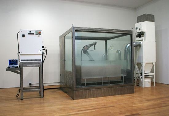 strange painting machine