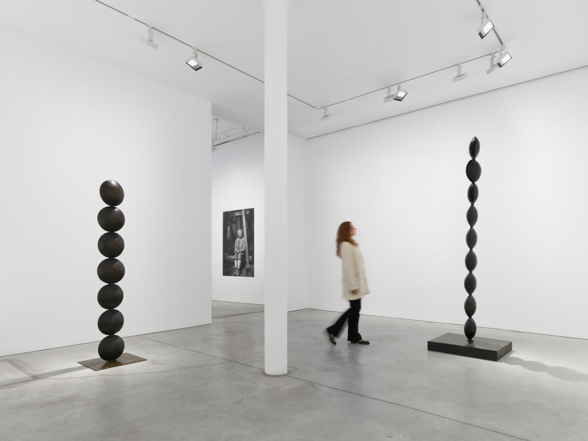 Installation view, Toshiko Takaezu,&nbsp;Bronzes,&nbsp;James Cohan, 48 Walker St, New York, NY, May 16 - July 25, 2025.