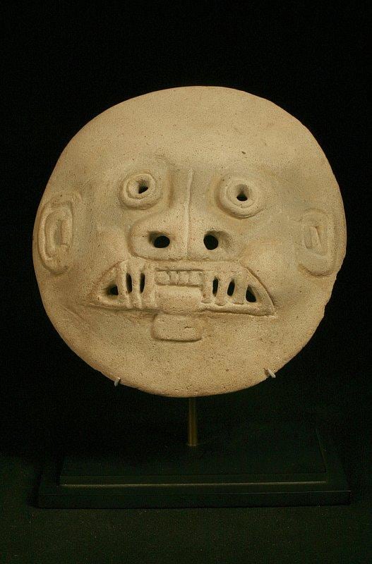 round Indigenous mask