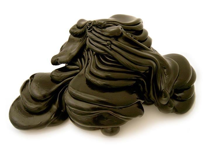 thick, black paint blob