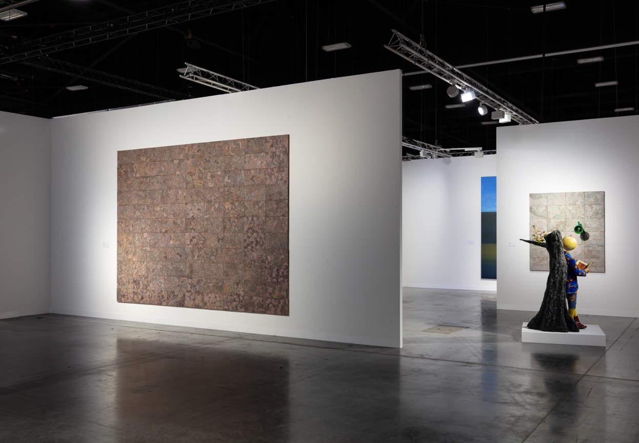 Installation view, James Cohan at Art Basel Miami Beach, Booth G18, Miami, FL, December 2-5, 2021
