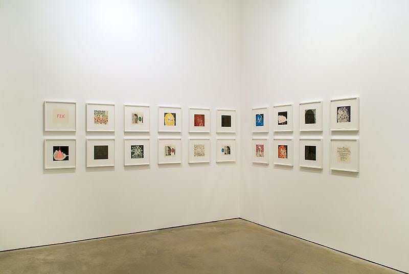 installation view of several of Trenton's works