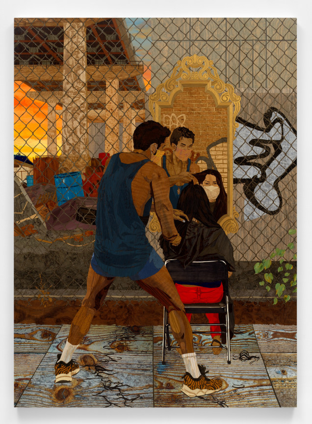 Image of ALISON ELIZABETH TAYLOR's Anthony Cuts under the Wburg Bridge-P.M., 2021