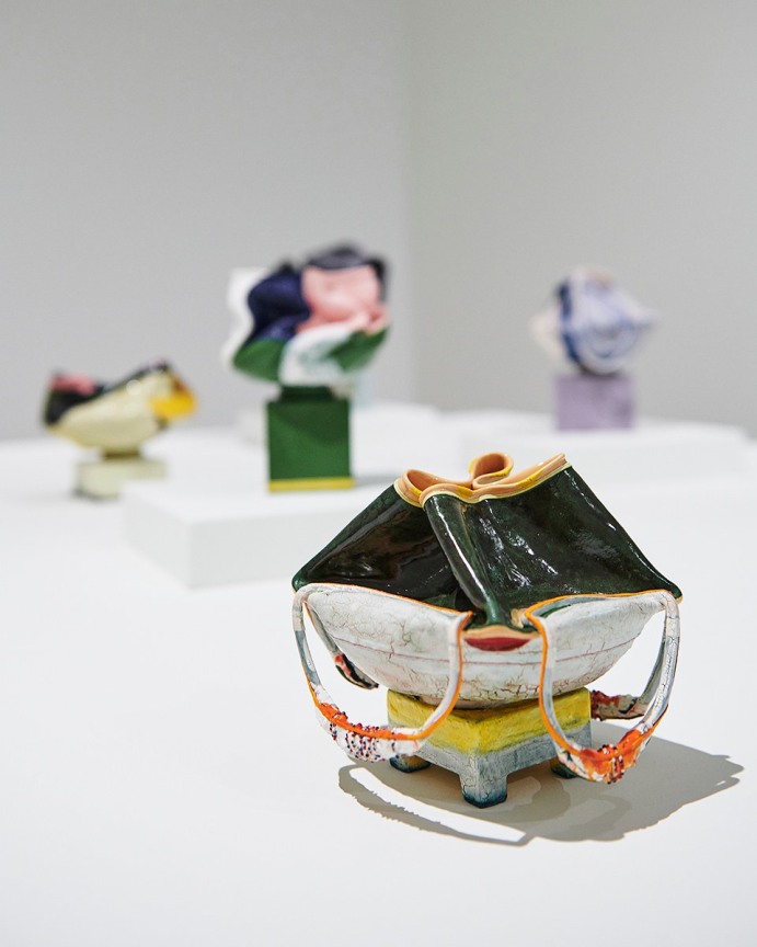 Installation view, Kathy Butterly,&nbsp;Out of one, many / Headscapes,&nbsp;Contemporary Art Museum St. Louis, MO,&nbsp;September 3, 2021 &ndash;&nbsp;February 13, 2022