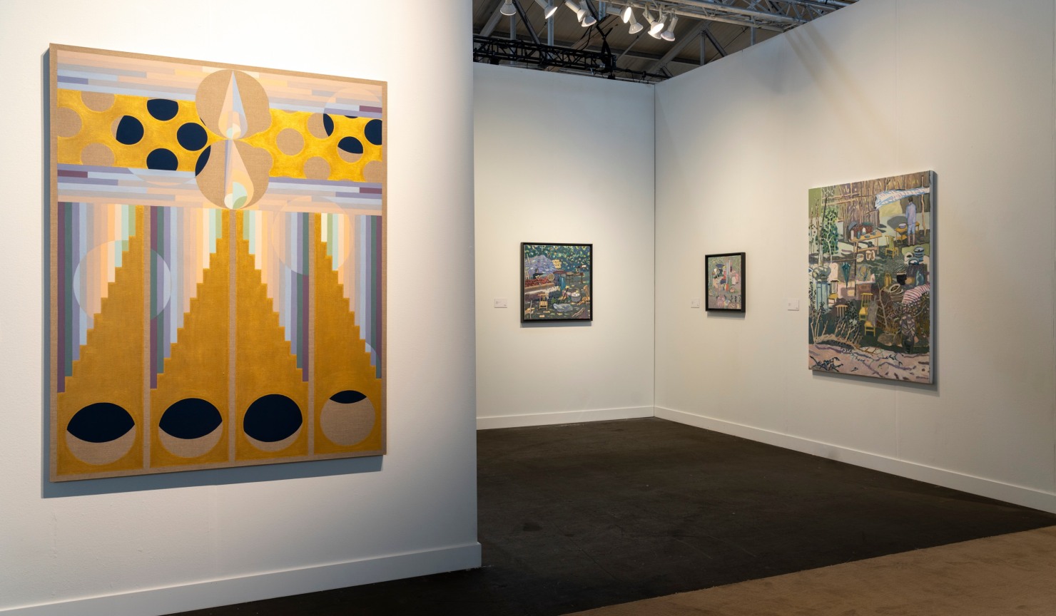 Installation view, James Cohan at FOG Design + Art, Booth 211, San Francisco, CA, January 19 - 22, 2023