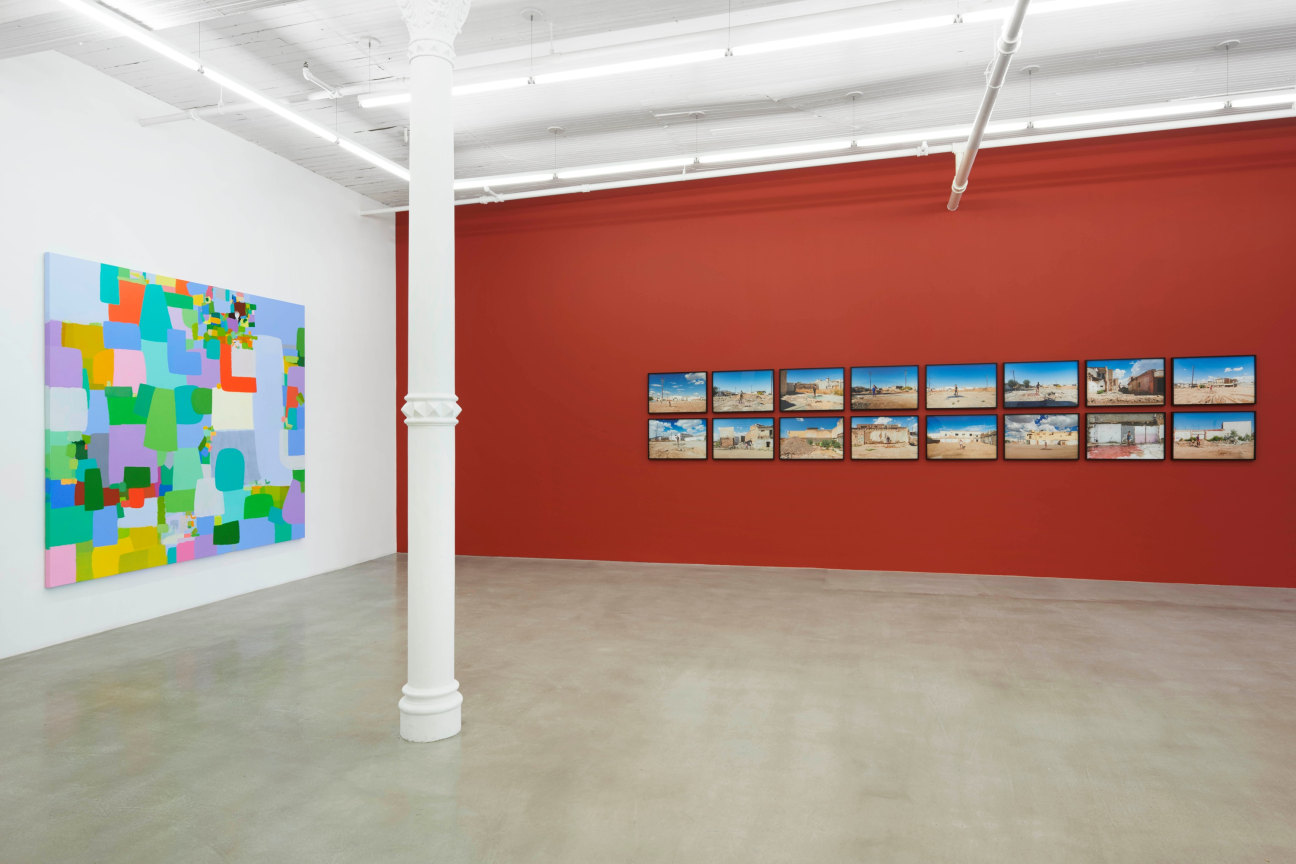 Installation view of group exhibition James Cohan: Twenty Years at 291 Grand Street