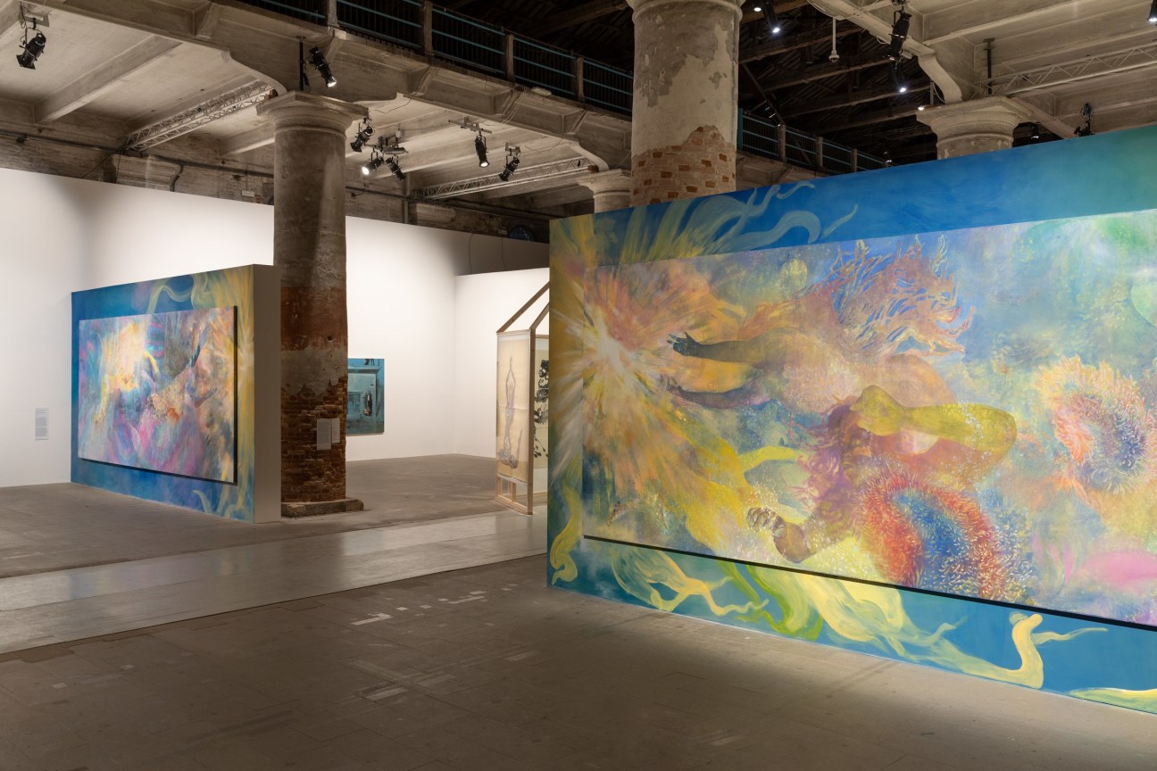 Installation view, Firelei B&aacute;ez,&nbsp;Venice Biennale, The Milk of Dreams, Venice, Italy, April 23 - November 27, 2022.