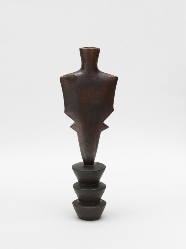 WAYNE NGAN, Abstract Figure with Brown Glaze, c.2010