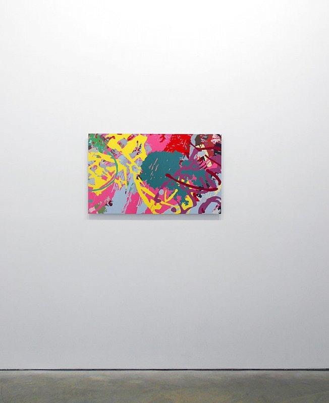 installation view of one of Calame's works