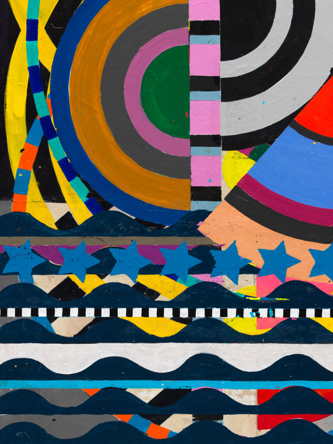 Detail of BEATRIZ MILHAZES's Orquestra com estrelas,&nbsp;2017 / 2019