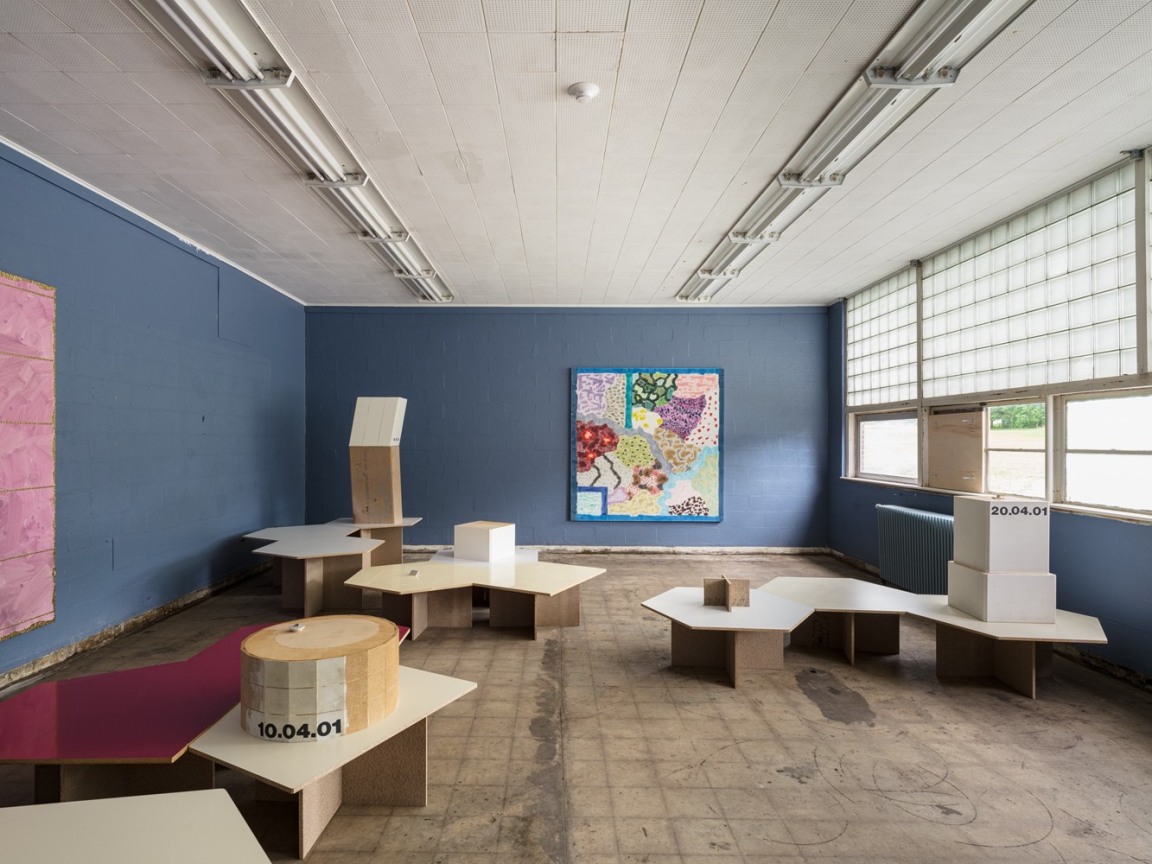 Installation view,&nbsp;Inaugural Exhibition,&nbsp;organized by Timo Kappeller,&nbsp;The Campus,&nbsp;341 NY-217 Hudson, NY, June 29 - October 27, 2024. Photo by Yael Eban &amp; Matthew Gamber.