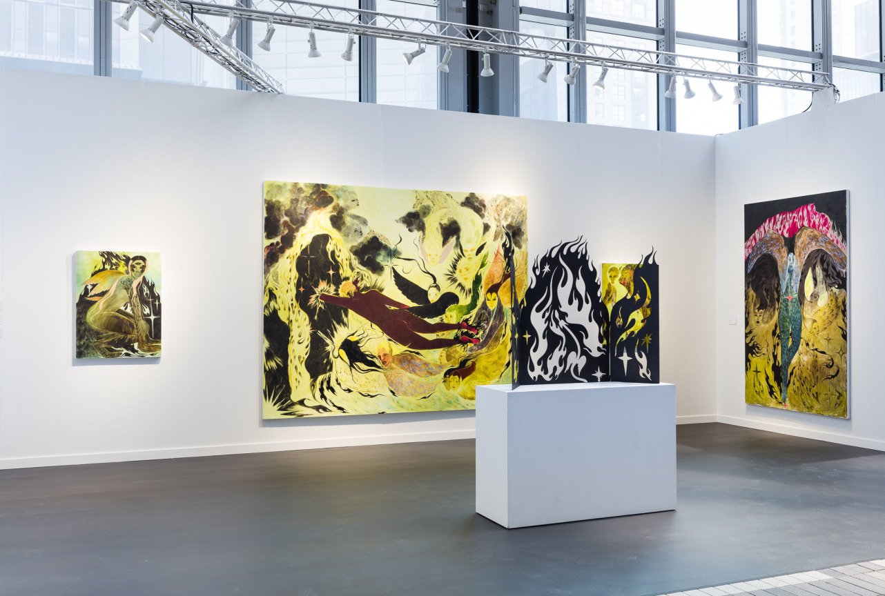 Installation View, James Cohan at Frieze New York, Booth B5, The Shed, New York, NY May 17&ndash;21