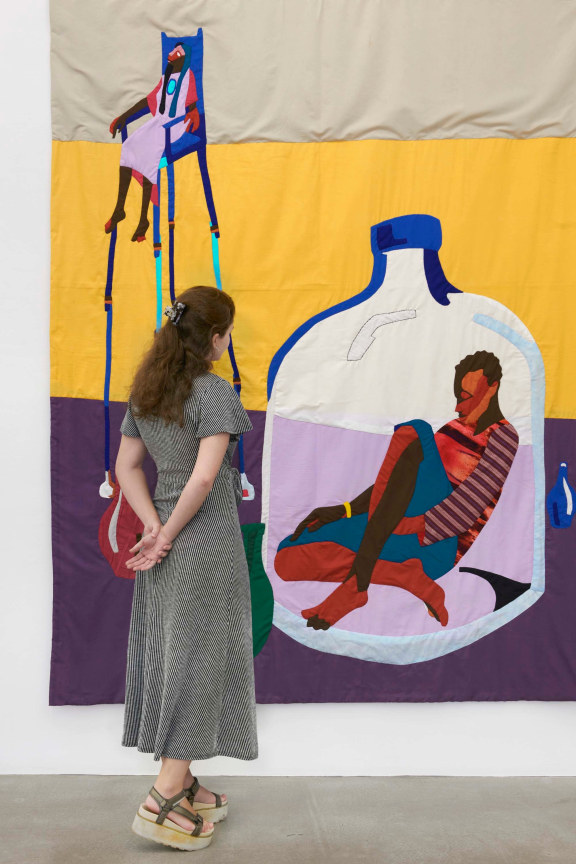 Installation view, Christopher Myers: Sing to Me of Many Turns, James Cohan, 291 Grand Street, NY, September 21 - November 4, 2023