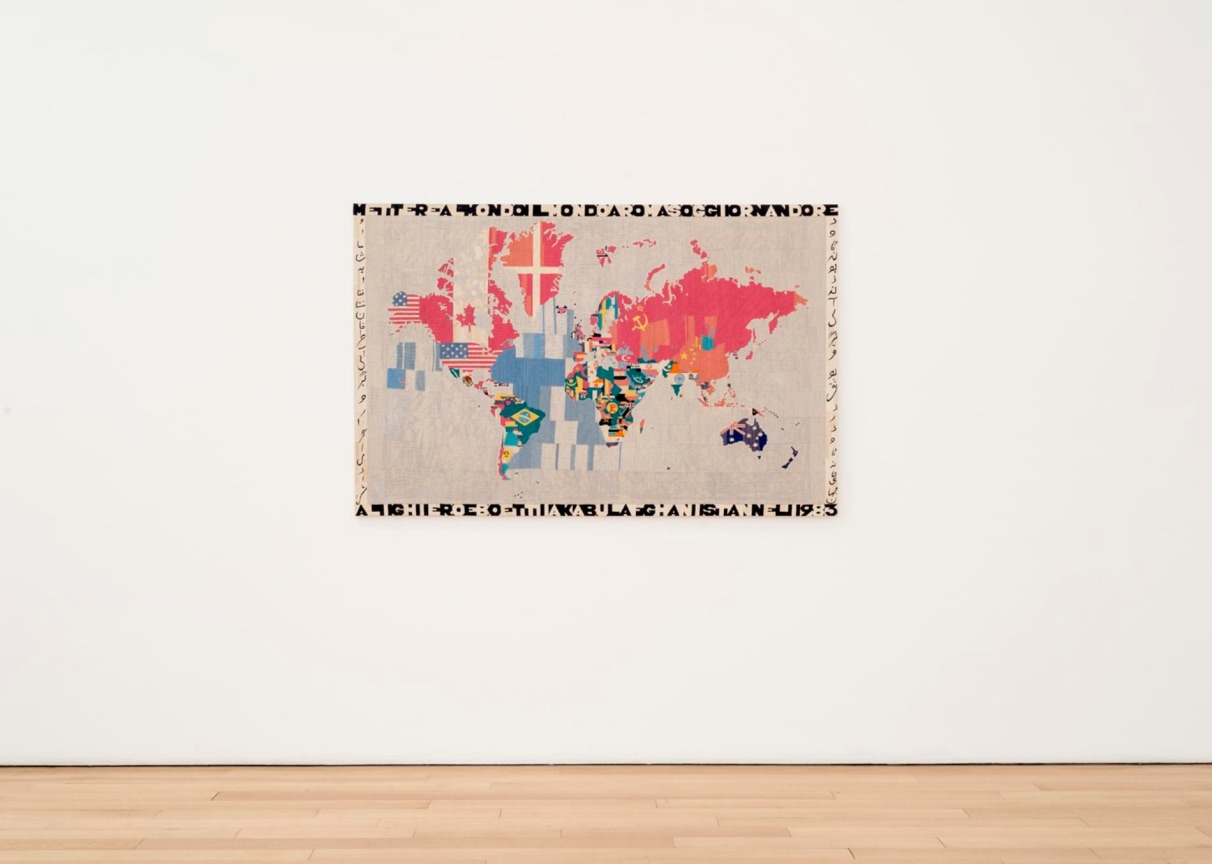 installation view of one artwork