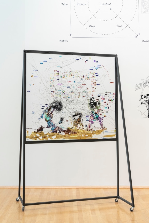 image of matthew ritchie's Occidental King (S), 2018