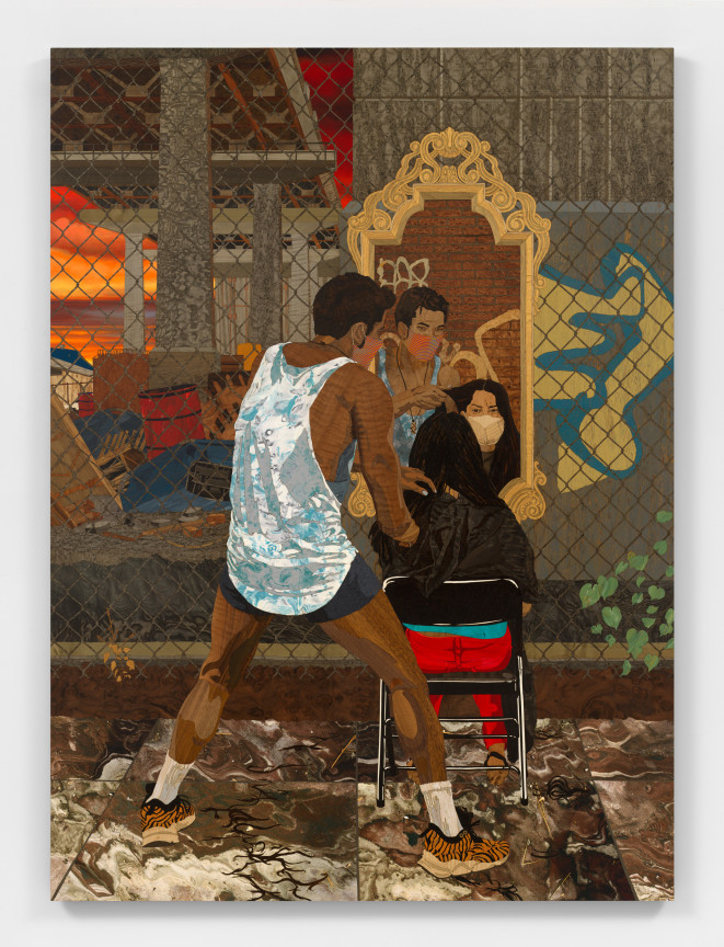 Image of ALISON ELIZABETH TAYLOR's Anthony Cuts under the Wburg Bridge, Sunset, 2021