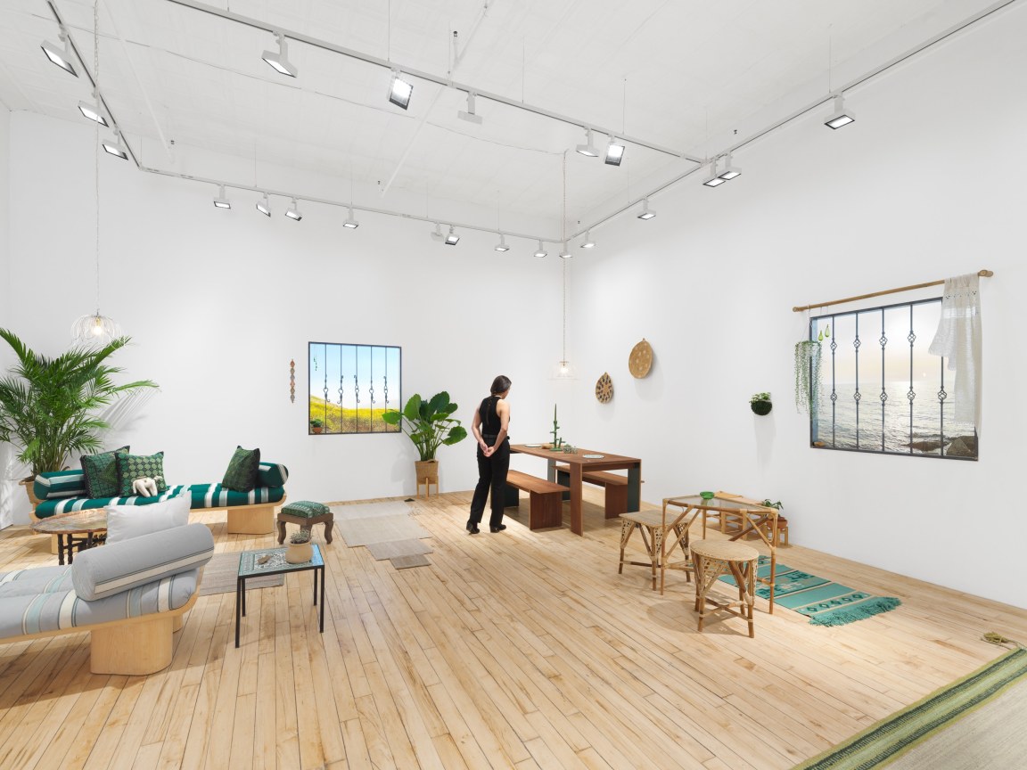 Installation View, Jordan Nassar, A Mountain Looms, James Cohan, 52 Walker Street, April 7 - May 10, 2023