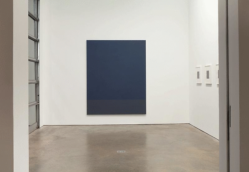 installation view of one artwork