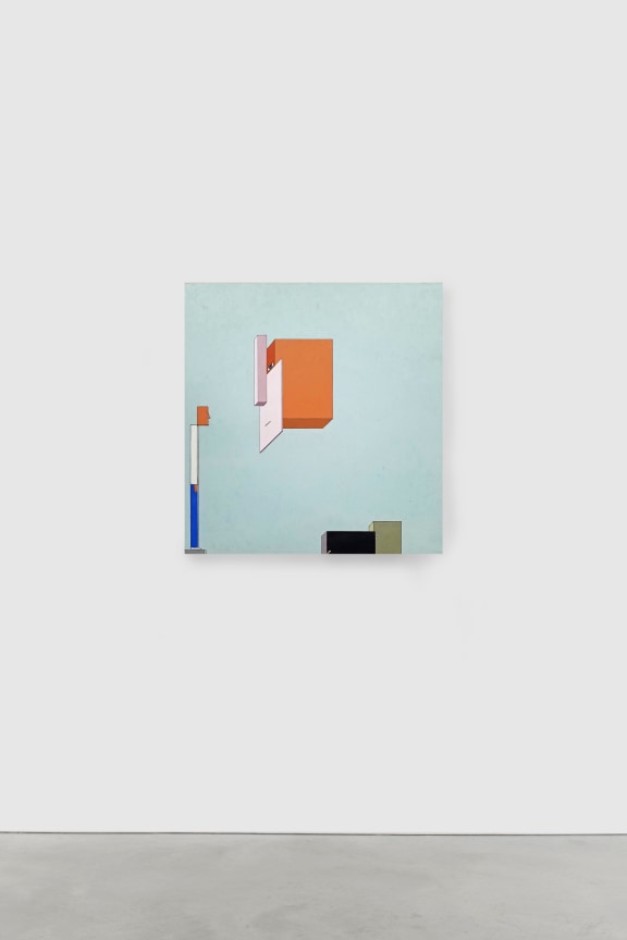 Installation view of MERNET LARSEN's Spy (after El Lissitzky), 2020