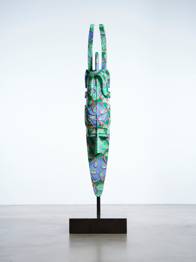 YINKA SHONIBARE, CBE  Mask (banda/kumbaruba) I, 2022