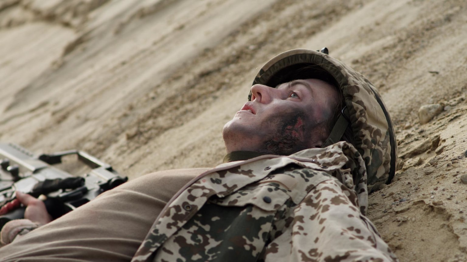 Still of OMER FAST's&nbsp;Continuity,&nbsp;2012