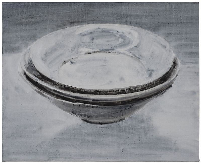Image of SHI ZHIYING's&nbsp;Shadowy-Blue Porcelain Dish, 2013