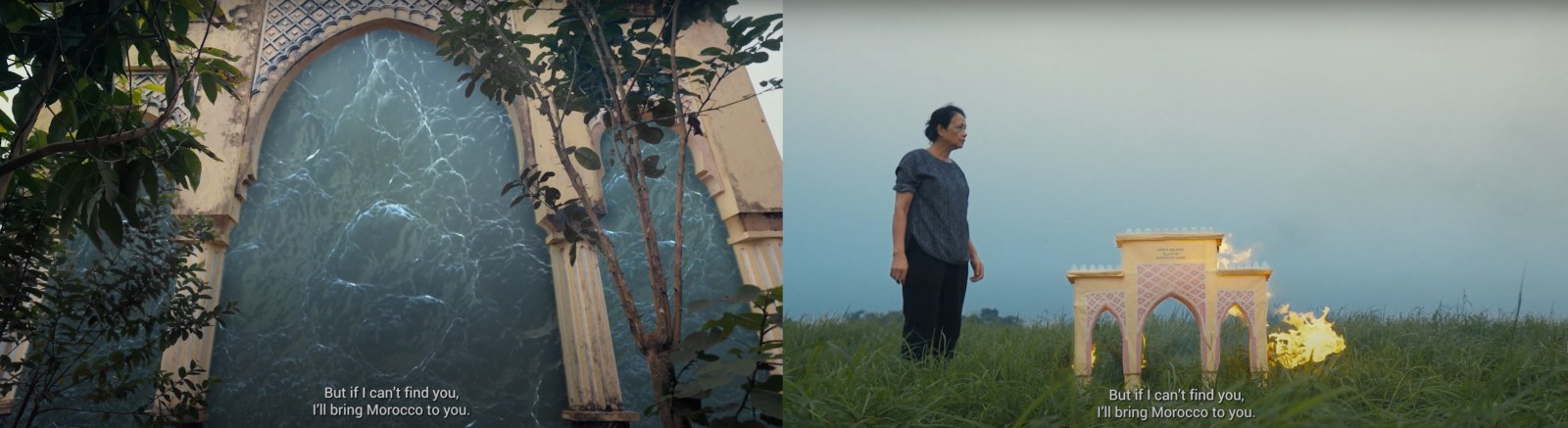 Still from Because No One Living Will Listen / Người S&ocirc;́ng Chẳng Ai Nghe, 2023, by Tuan Andrew Nguyen