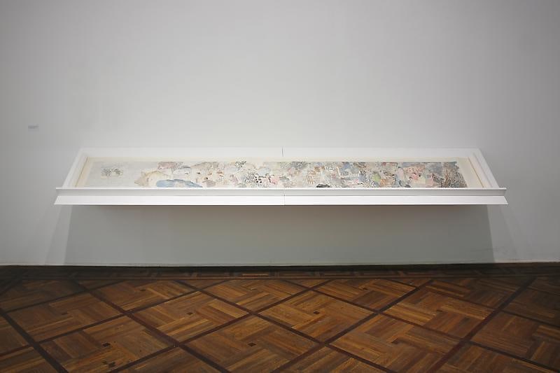 installation view of one artwork