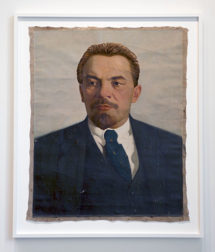 painting of Lenin as Cobb in Inception, 2013