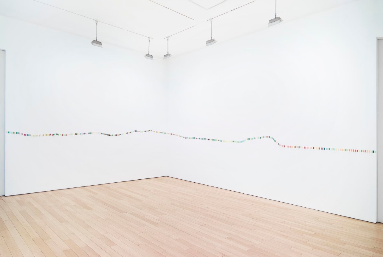 340 ready-made Pantone chips, pencil