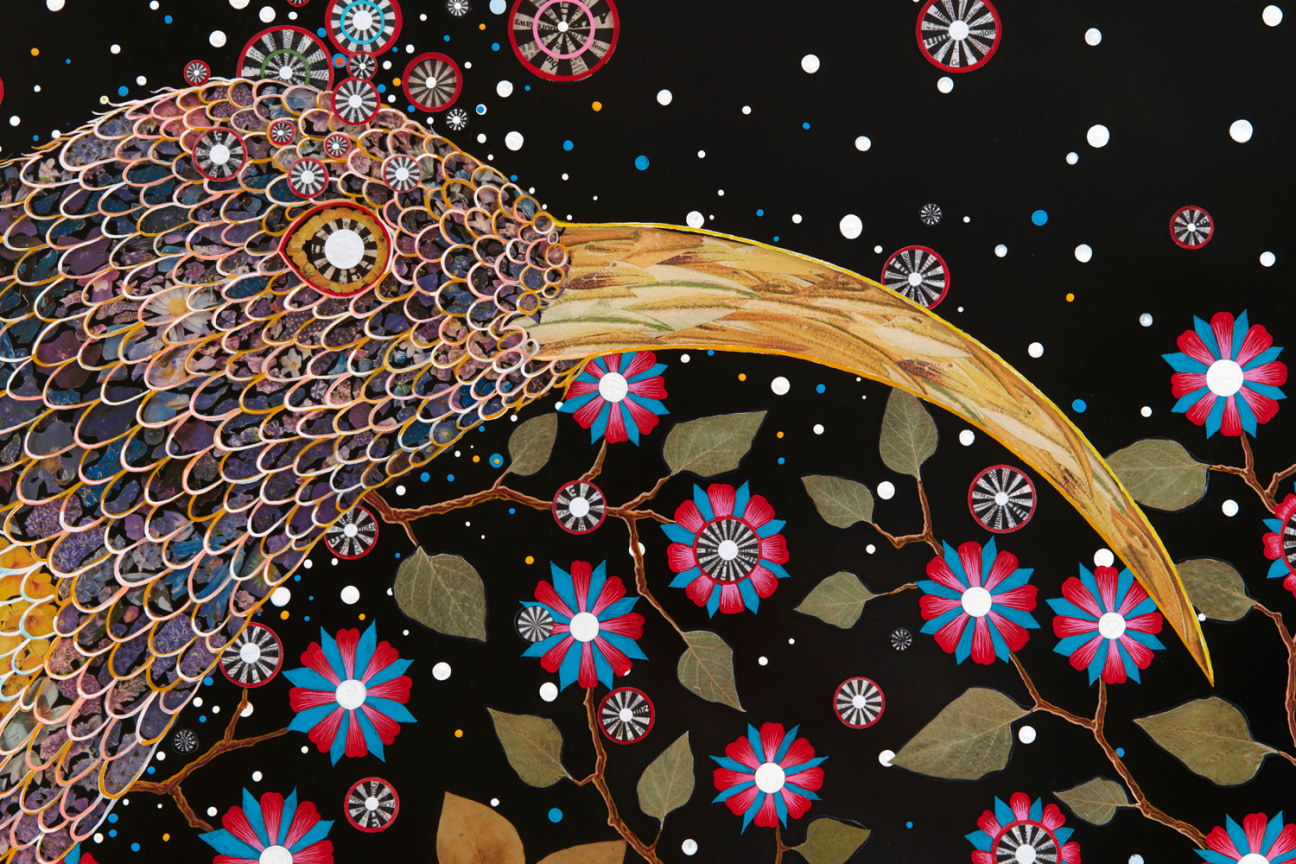 fred tomaselli collage