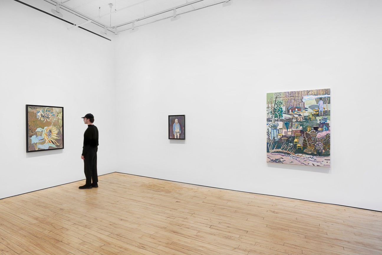 Installation view, Yun-Fei Ji, The Sunflower Turned Its Back, James Cohan, 52 Walker Street, November 17, 2022 - January 7, 2023