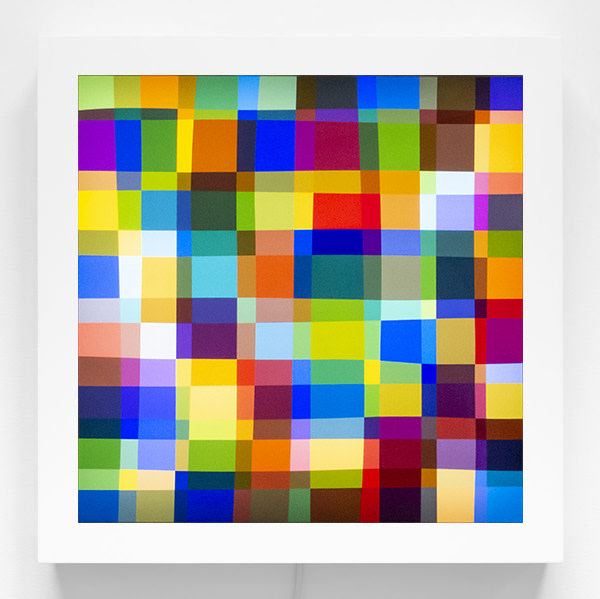 LED lightbox sculpture