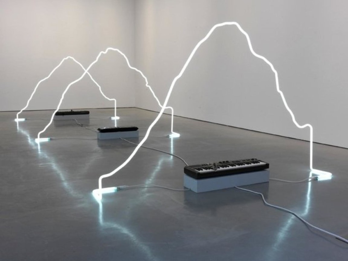 , RICHARD T. WALKER in defiance of being here, 2013, installed at Carroll/Fletcher, London