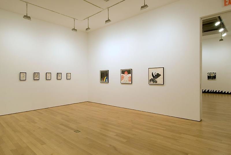 installation view of several of Trenton's works