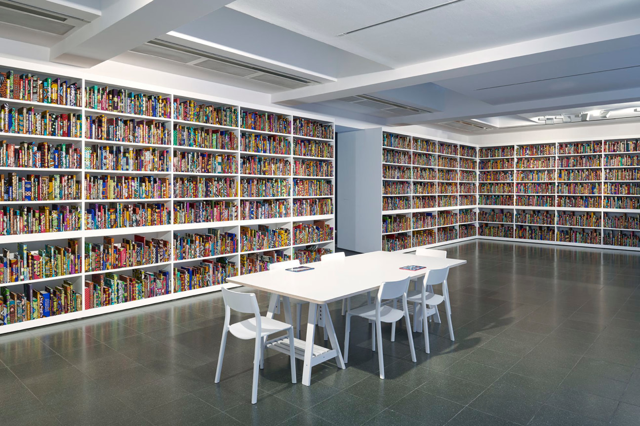Image of YINKA SHONIBARE, CBE's The War Library, 2024