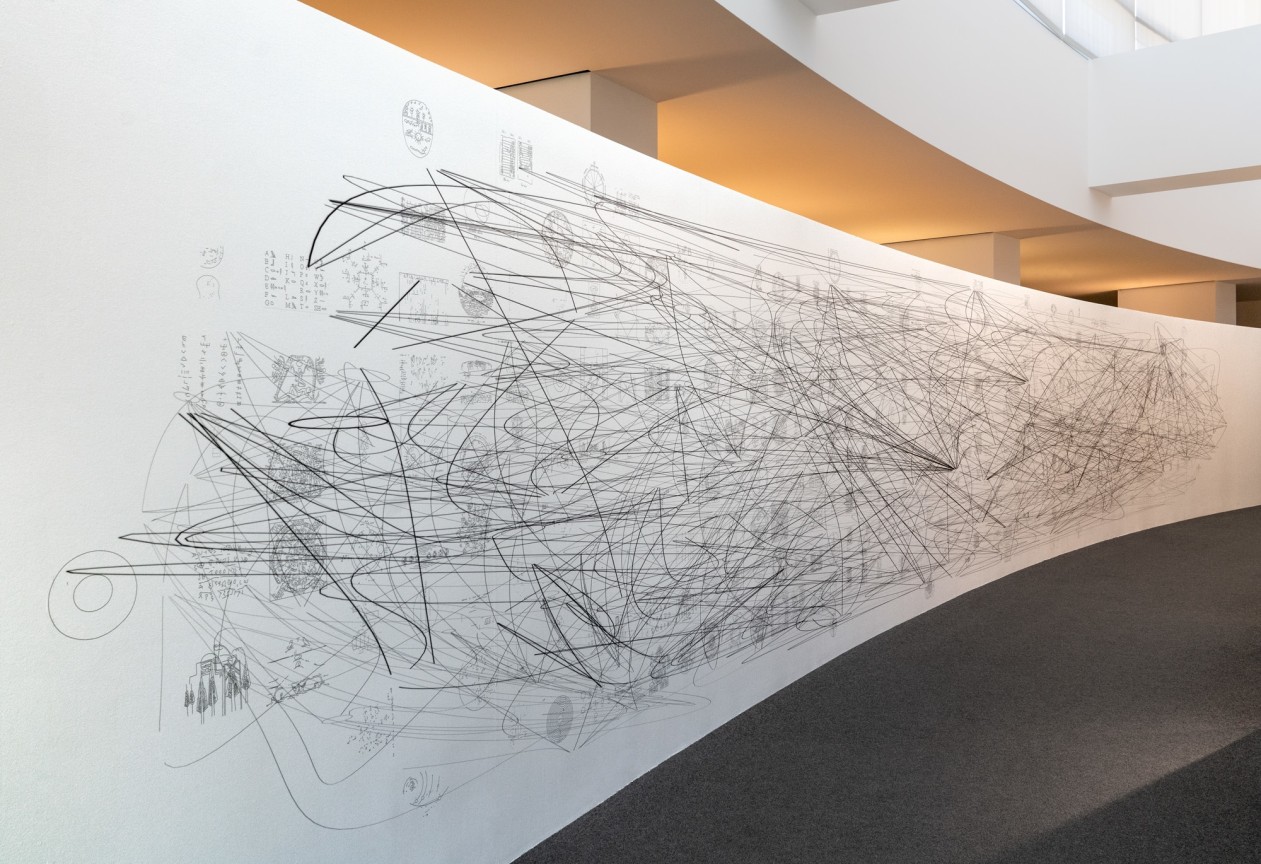 image of Matthew Ritchie's The Temptation of the Diagram, 2012-2017