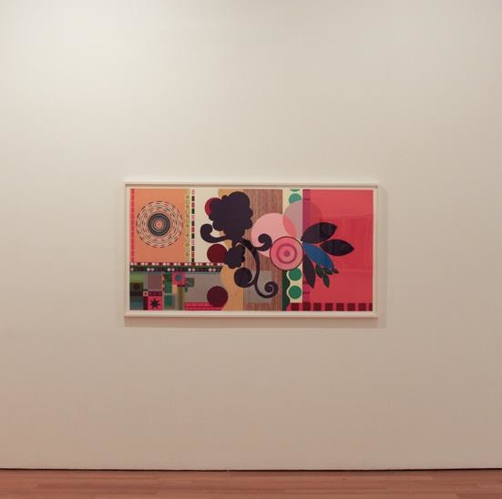 installation view of one artwork