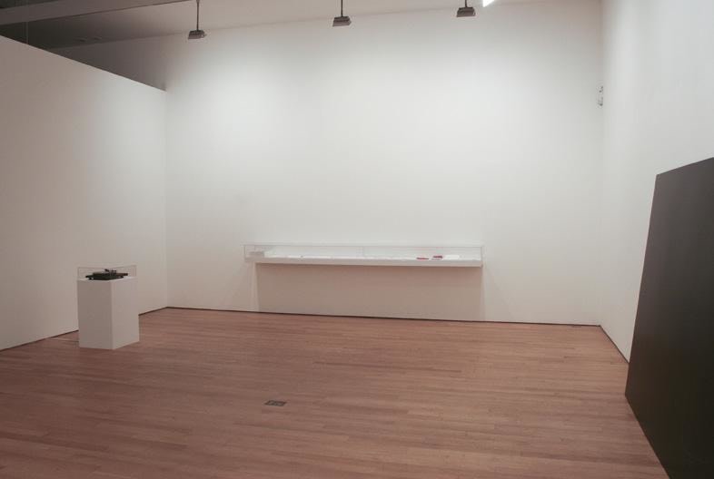 installation view of artworks