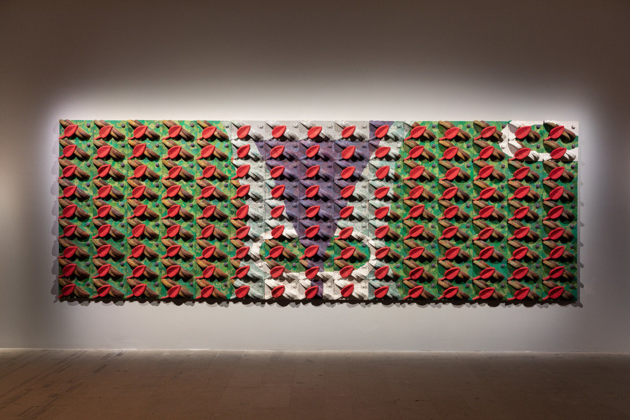 Installation view, Elias Sime,&nbsp;Venice Biennale, The Milk of Dreams, Venice, Italy, April 23 - November 27, 2022.