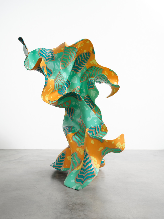 Image of YINKA SHONIBARE, CBE's Wind Sculpture in Bronze IV, 2024