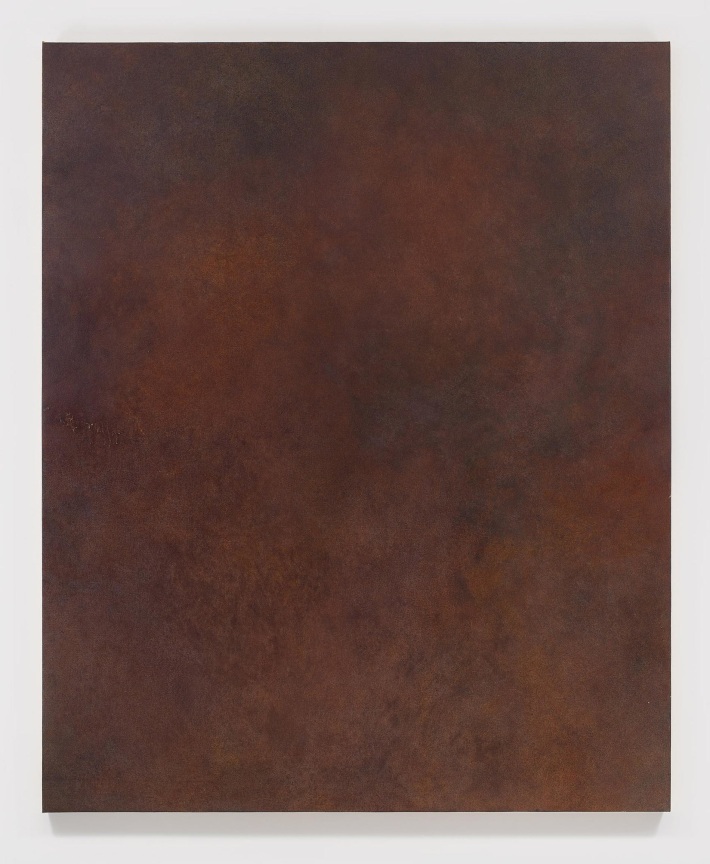 Abstract painting of a mixture of brown colors