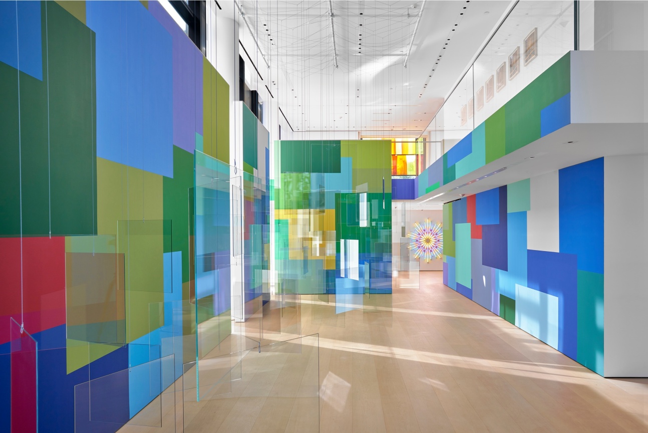 Installation view, Lux and Lumen: Spencer Finch, The Hill Art Foundation, New York, NY,&nbsp;September 16 - March 4, 2023. Photo by Matthew Herrmann