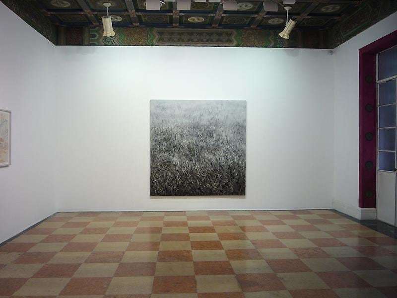 Installation view of one artwork