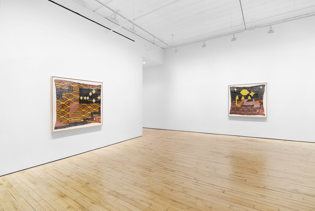 Installation view, Claudia Alarc&oacute;n &amp;amp; Sil&auml;t,&nbsp;James Cohan, 52 Walker Street, New York, NY, April 11 - May 10, 2025.