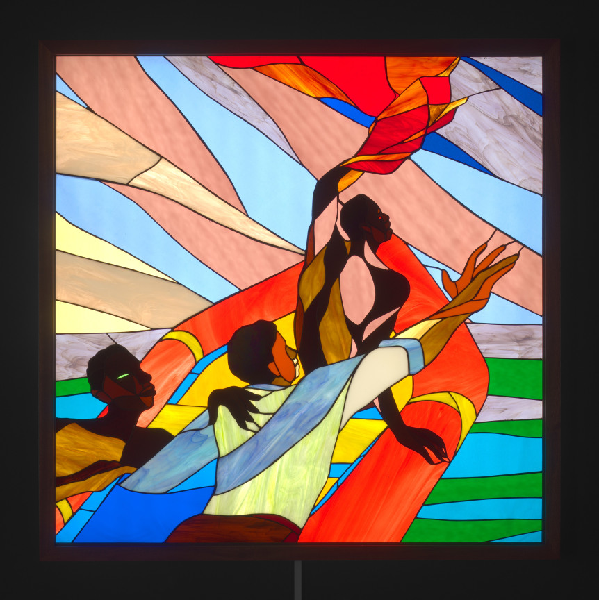 image of stained glass work by Christopher Myers